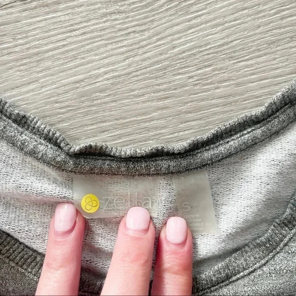 Zella gray ruched tie dress size small - Picture 6 of 13